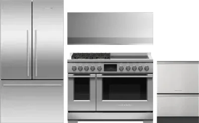 4 Piece Package Includes Refrigerator, Range, Hood And Dishwasher